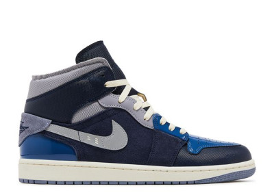 Air Jordan 1 Mid SE Craft Obsidian French Ashen